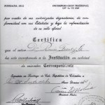 Diploma de la Academia de Historia